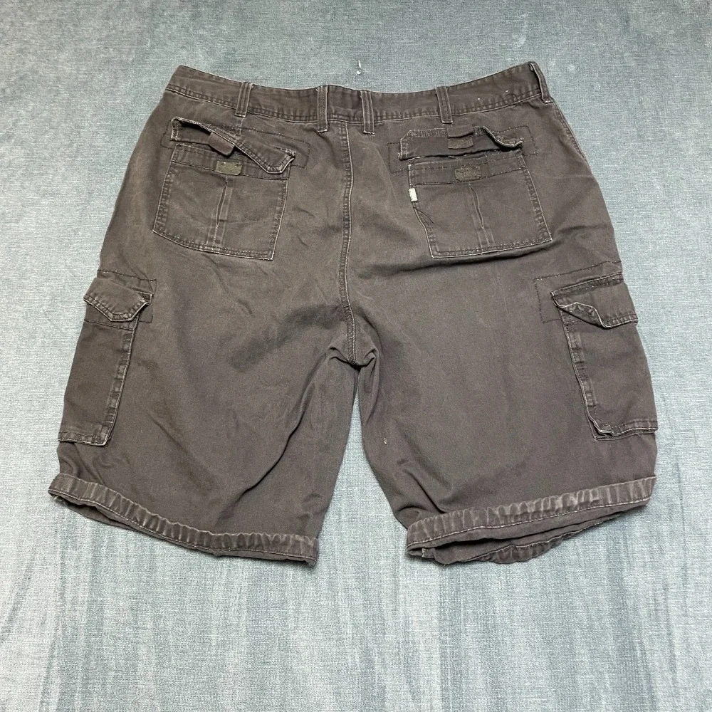 Pro Club Cargo Shorts Mens 44 Gray Flat Front Beach Summer Wear Camping Hiking